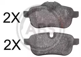 Комплект тормозных колодок, дисковый тормоз A.B.S. купить