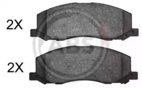 Комплект тормозных колодок, дисковый тормоз A.B.S. купить