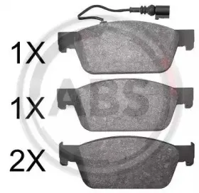 Комплект тормозных колодок, дисковый тормоз A.B.S. купить