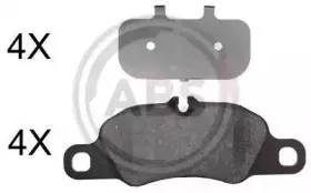 Комплект тормозных колодок, дисковый тормоз A.B.S. купить