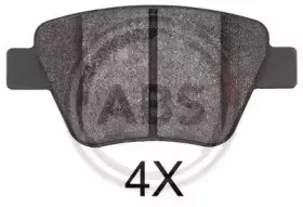 Комплект тормозных колодок, дисковый тормоз A.B.S. купить