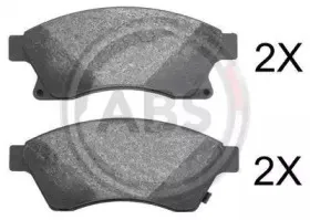 Комплект тормозных колодок, дисковый тормоз A.B.S. купить