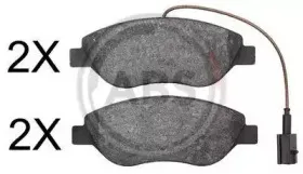 Комплект тормозных колодок, дисковый тормоз A.B.S. купить