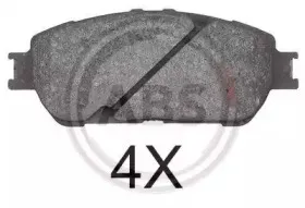 Комплект тормозных колодок, дисковый тормоз A.B.S. купить