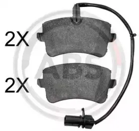 Комплект тормозных колодок, дисковый тормоз A.B.S. купить