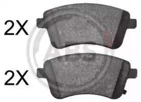 Комплект тормозных колодок, дисковый тормоз A.B.S. купить