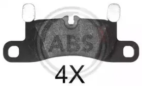 Комплект тормозных колодок, дисковый тормоз A.B.S. купить