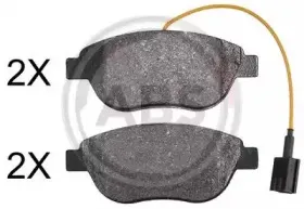 Комплект тормозных колодок, дисковый тормоз A.B.S. купить