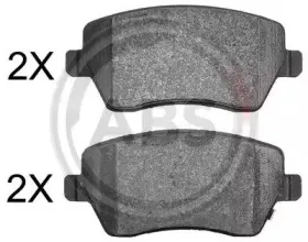 Комплект тормозных колодок, дисковый тормоз A.B.S. купить