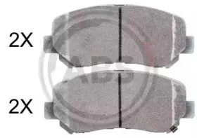 Комплект тормозных колодок, дисковый тормоз A.B.S. купить