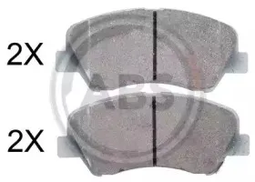 Комплект тормозных колодок, дисковый тормоз A.B.S. купить