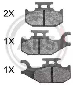 Комплект тормозных колодок, дисковый тормоз A.B.S. купить