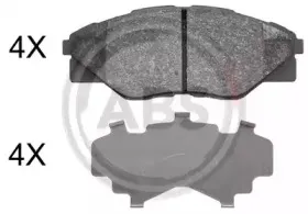 Комплект тормозных колодок, дисковый тормоз A.B.S. купить