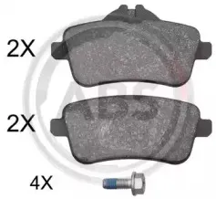 Комплект тормозных колодок, дисковый тормоз A.B.S. купить