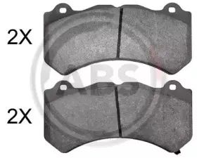 Комплект тормозных колодок, дисковый тормоз A.B.S. купить