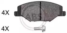 Комплект тормозных колодок, дисковый тормоз A.B.S. купить