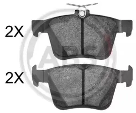 Комплект тормозных колодок, дисковый тормоз A.B.S. купить