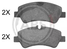 Комплект тормозных колодок, дисковый тормоз A.B.S. купить