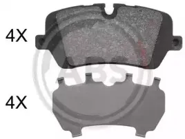 Комплект тормозных колодок, дисковый тормоз A.B.S. купить