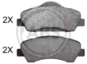 Комплект тормозных колодок, дисковый тормоз A.B.S. купить