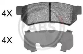 Комплект тормозных колодок, дисковый тормоз A.B.S. купить