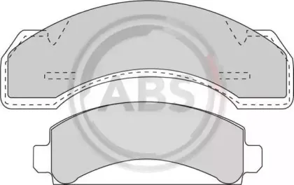 Комплект тормозных колодок, дисковый тормоз A.B.S. купить