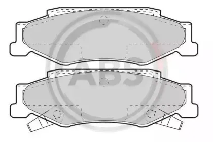 Комплект тормозных колодок, дисковый тормоз A.B.S. купить