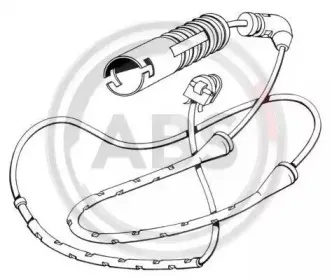 Сигнализатор, износ тормозных колодок A.B.S. купить