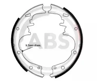 Комплект тормозных колодок A.B.S. купить