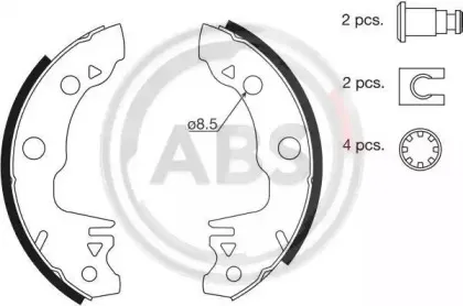 Комплект тормозных колодок A.B.S. купить