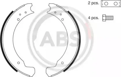 Комплект тормозных колодок A.B.S. купить