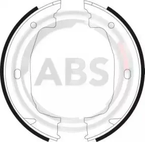 Комплект тормозных колодок, стояночная тормозная система A.B.S. купить