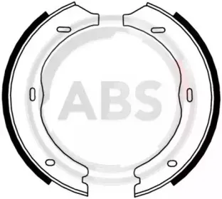 Комплект тормозных колодок, стояночная тормозная система A.B.S. купить
