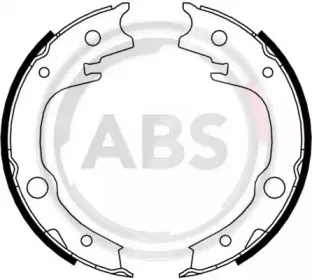 Комплект тормозных колодок, стояночная тормозная система A.B.S. купить
