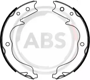 Комплект тормозных колодок, стояночная тормозная система A.B.S. купить
