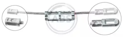 Трос, стояночная тормозная система A.B.S. купить