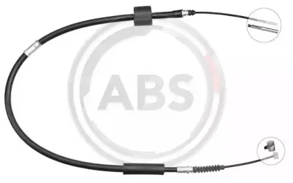Трос, стояночная тормозная система A.B.S. купить