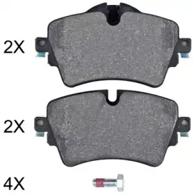 Комплект тормозных колодок, дисковый тормоз A.B.S. купить