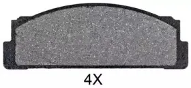 Комплект тормозных колодок, дисковый тормоз A.B.S. купить