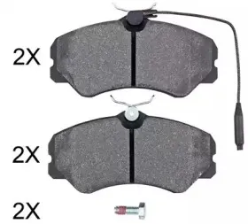 Комплект тормозных колодок, дисковый тормоз A.B.S. купить