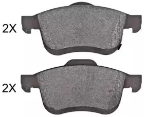 Комплект тормозных колодок, дисковый тормоз A.B.S. купить