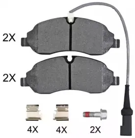 Комплект тормозных колодок, дисковый тормоз A.B.S. купить