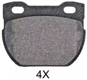 Комплект тормозных колодок, дисковый тормоз A.B.S. купить