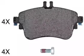 Комплект тормозных колодок, дисковый тормоз A.B.S. купить