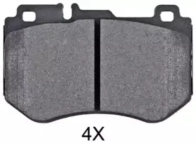 Комплект тормозных колодок, дисковый тормоз A.B.S. купить