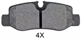 Комплект тормозных колодок, дисковый тормоз A.B.S. купить