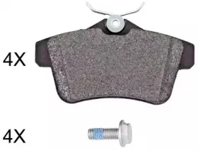 Комплект тормозных колодок, дисковый тормоз A.B.S. купить