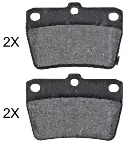 Комплект тормозных колодок, дисковый тормоз A.B.S. купить