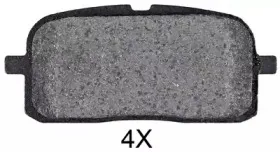 Комплект тормозных колодок, дисковый тормоз A.B.S. купить