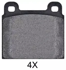 Комплект тормозных колодок, дисковый тормоз A.B.S. купить